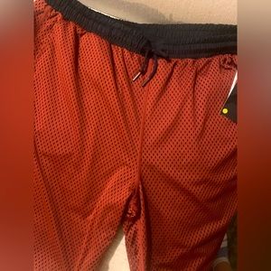 Zella burnt Orange & black basketball shorts XL